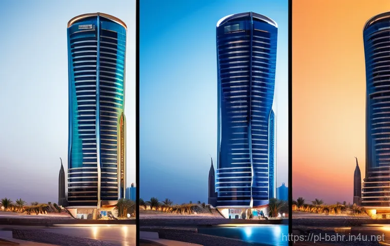 바레인의 기술 박람회 - Here are three detailed image prompts in English, inspired by Bahrain's digital transformation and a...